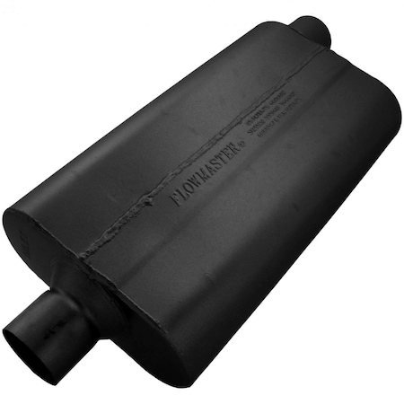 Flowmaster 50 SERIES DELTA FLOW MUFFLER, 2.50IN IN (C) / OUT (O): EA 942552